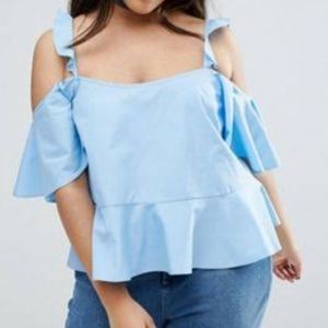 ASOS sky blue size 8 top